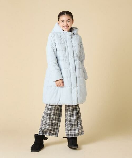 a.v.v / アー・ヴェ・ヴェ ダウンジャケット・ベスト | [100-160]【フード取り外し可能/お家で洗える】フィット＆フレア中綿ロングコート | 詳細28