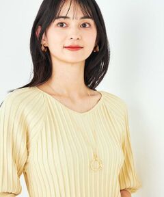 a.v.v / アー・ヴェ・ヴェ ネックレス・ペンダント・チョーカー | ダブルリングワントップネックレス