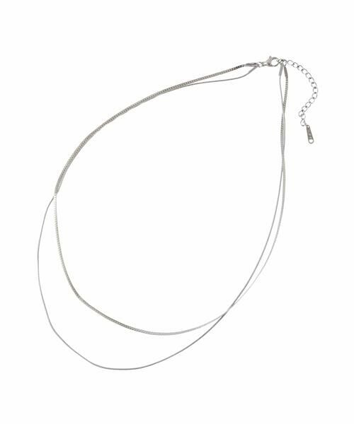 a.v.v / アー・ヴェ・ヴェ ネックレス・ペンダント・チョーカー | ステンレスダブルチェーンネックレス | 詳細18