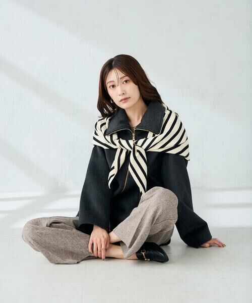 a.v.v / アー・ヴェ・ヴェ マフラー・ショール・スヌード・ストール | 三角ニットストール | 詳細8