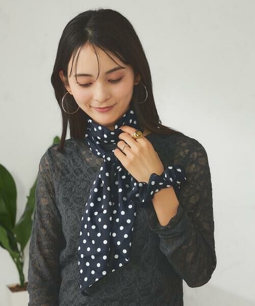 a.v.v / アー・ヴェ・ヴェ マフラー・ショール・スヌード・ストール | ボウタイスカーフシュシュセット | 詳細3