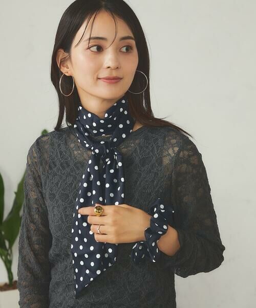 a.v.v / アー・ヴェ・ヴェ マフラー・ショール・スヌード・ストール | ボウタイスカーフシュシュセット | 詳細4