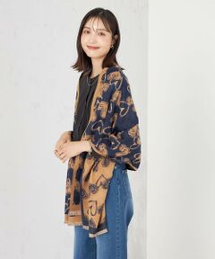 a.v.v / アー・ヴェ・ヴェ マフラー・ショール・スヌード・ストール | ハート柄ジャガード大判ストール