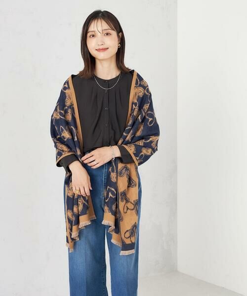 a.v.v / アー・ヴェ・ヴェ マフラー・ショール・スヌード・ストール | ハート柄ジャガード大判ストール | 詳細10