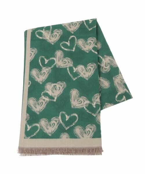 a.v.v / アー・ヴェ・ヴェ マフラー・ショール・スヌード・ストール | ハート柄ジャガード大判ストール | 詳細20