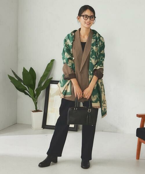 a.v.v / アー・ヴェ・ヴェ マフラー・ショール・スヌード・ストール | ハート柄ジャガード大判ストール | 詳細5