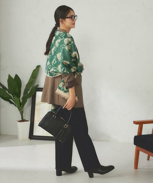 a.v.v / アー・ヴェ・ヴェ マフラー・ショール・スヌード・ストール | ハート柄ジャガード大判ストール | 詳細7