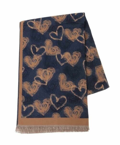 a.v.v / アー・ヴェ・ヴェ マフラー・ショール・スヌード・ストール | ハート柄ジャガード大判ストール | 詳細26