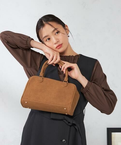 a.v.v / アー・ヴェ・ヴェ ボストンバッグ | スエードボストンバッグ | 詳細1