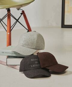 a.v.v / アー・ヴェ・ヴェ キャップ | 刺繍ロゴフランネルキャップ