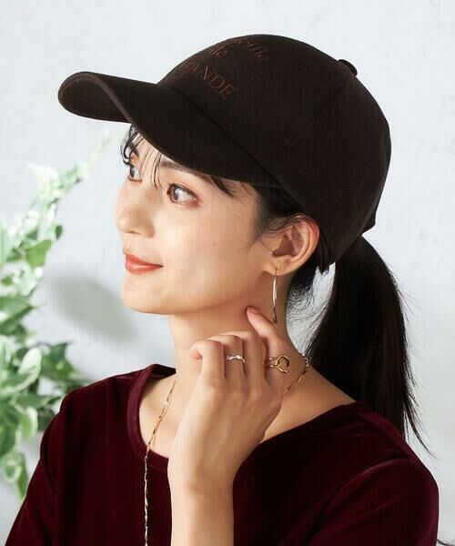 a.v.v / アー・ヴェ・ヴェ キャップ | 刺繍ロゴフランネルキャップ | 詳細16