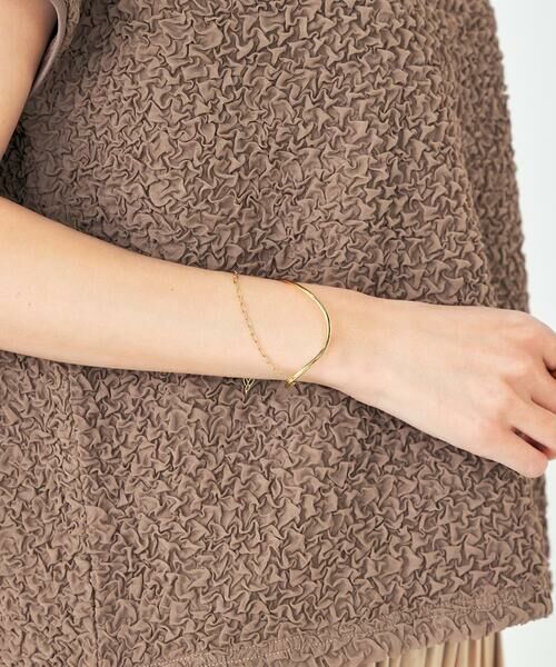 a.v.v / アー・ヴェ・ヴェ ブレスレット・バングル | ステンレスチェーンコンビバングル | 詳細1