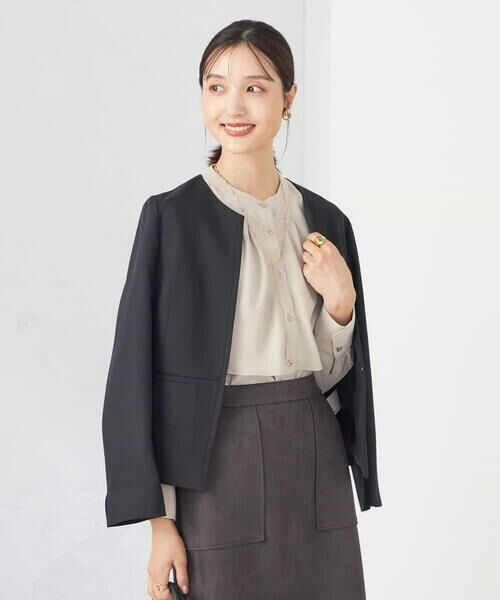 a.v.v / アー・ヴェ・ヴェ シャツ・ブラウス | 【洗える/セットアップ可】ケープ風ブラウス | 詳細12