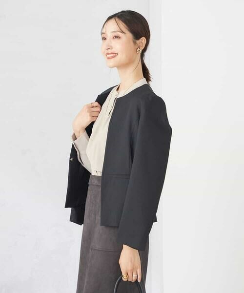 a.v.v / アー・ヴェ・ヴェ シャツ・ブラウス | 【洗える/セットアップ可】ケープ風ブラウス | 詳細13