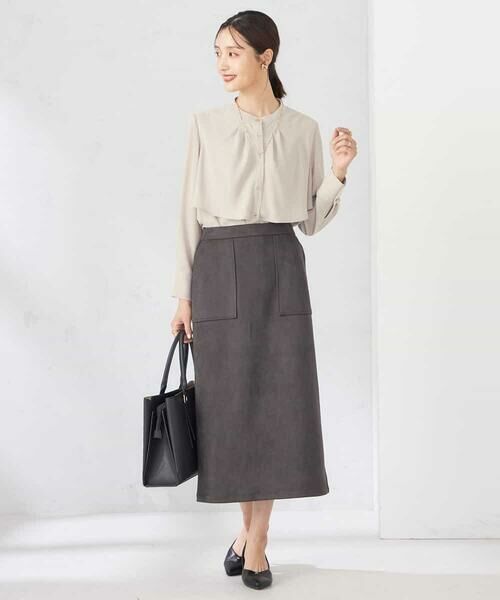 a.v.v / アー・ヴェ・ヴェ シャツ・ブラウス | 【洗える/セットアップ可】ケープ風ブラウス | 詳細15