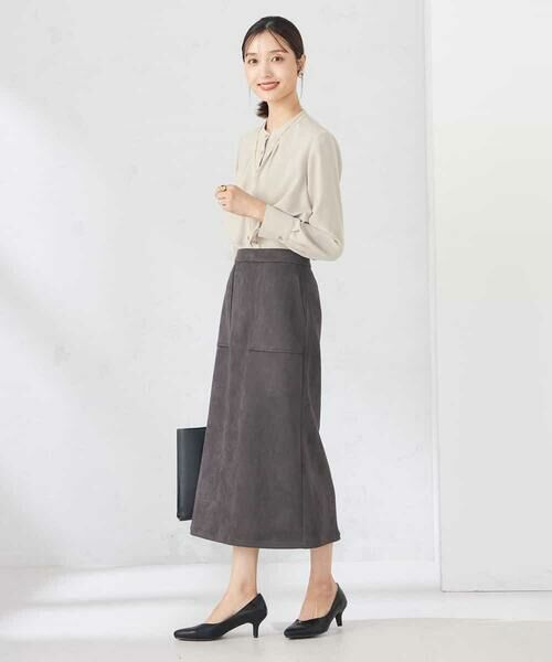 a.v.v / アー・ヴェ・ヴェ シャツ・ブラウス | 【洗える/セットアップ可】ケープ風ブラウス | 詳細16