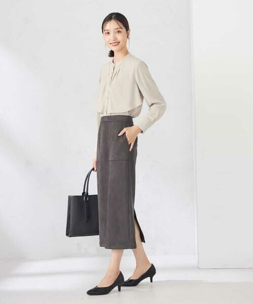 a.v.v / アー・ヴェ・ヴェ シャツ・ブラウス | 【洗える/セットアップ可】ケープ風ブラウス | 詳細17