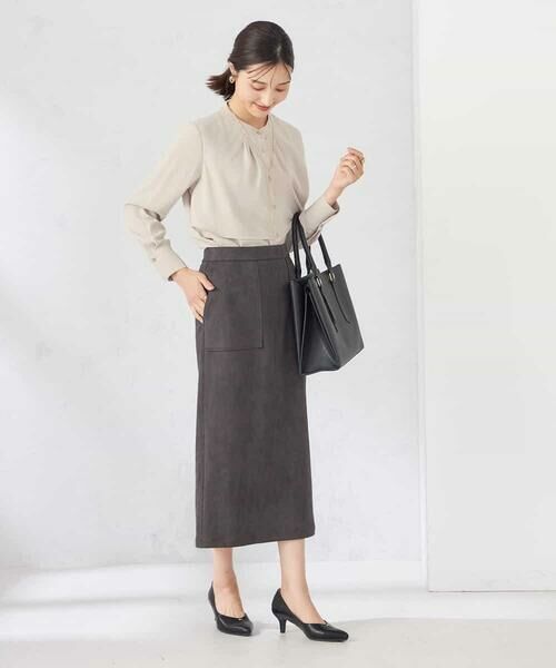 a.v.v / アー・ヴェ・ヴェ シャツ・ブラウス | 【洗える/セットアップ可】ケープ風ブラウス | 詳細18