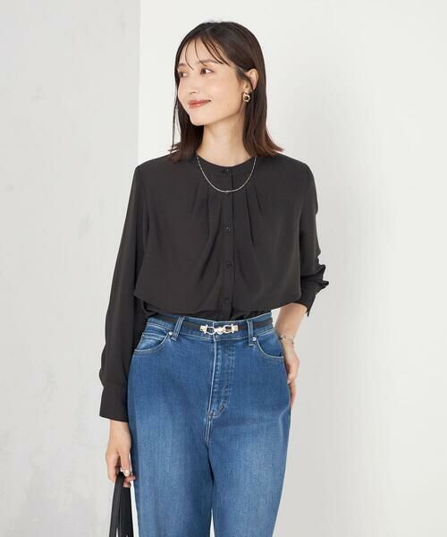 a.v.v / アー・ヴェ・ヴェ シャツ・ブラウス | 【洗える/セットアップ可】ケープ風ブラウス | 詳細22