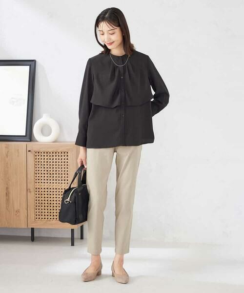 a.v.v / アー・ヴェ・ヴェ シャツ・ブラウス | 【洗える/セットアップ可】ケープ風ブラウス | 詳細29