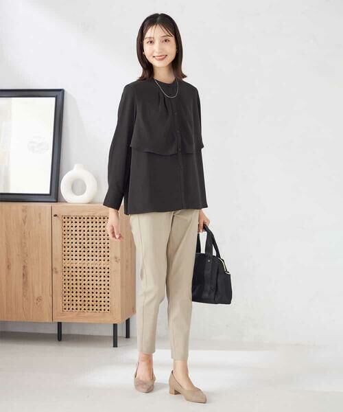 a.v.v / アー・ヴェ・ヴェ シャツ・ブラウス | 【洗える/セットアップ可】ケープ風ブラウス | 詳細30