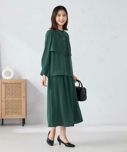 a.v.v / アー・ヴェ・ヴェ シャツ・ブラウス | 【洗える/セットアップ可】ケープ風ブラウス | 詳細5