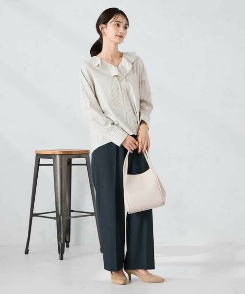 a.v.v / アー・ヴェ・ヴェ シャツ・ブラウス | ラッフルフリルストライプブラウス | 詳細21