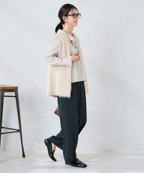 a.v.v / アー・ヴェ・ヴェ シャツ・ブラウス | ラッフルフリルストライプブラウス | 詳細22