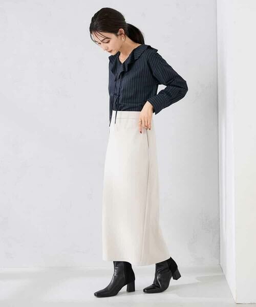 a.v.v / アー・ヴェ・ヴェ シャツ・ブラウス | ラッフルフリルストライプブラウス | 詳細6