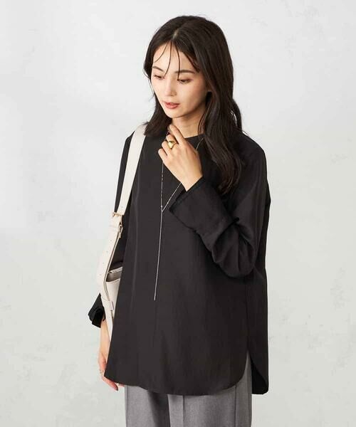 a.v.v / アー・ヴェ・ヴェ シャツ・ブラウス | ノーカラーカフスブラウス | 詳細13