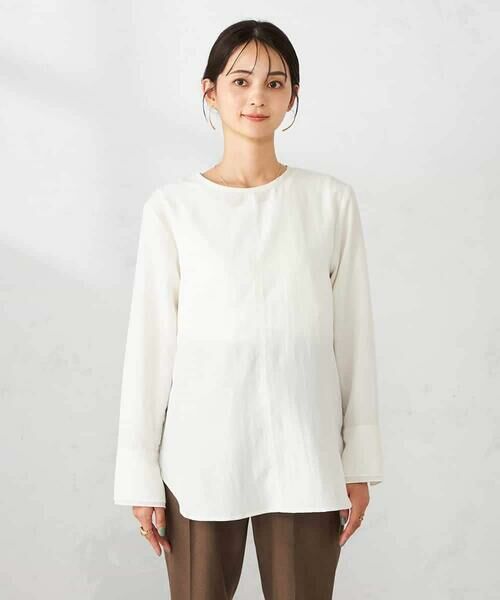 a.v.v / アー・ヴェ・ヴェ シャツ・ブラウス | ノーカラーカフスブラウス | 詳細20