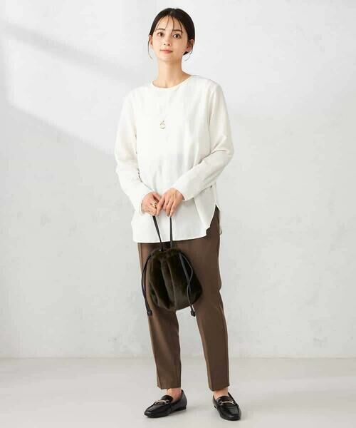 a.v.v / アー・ヴェ・ヴェ シャツ・ブラウス | ノーカラーカフスブラウス | 詳細4