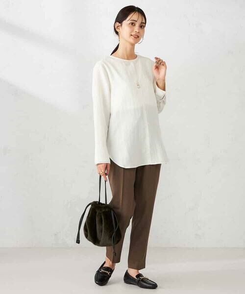 a.v.v / アー・ヴェ・ヴェ シャツ・ブラウス | ノーカラーカフスブラウス | 詳細6