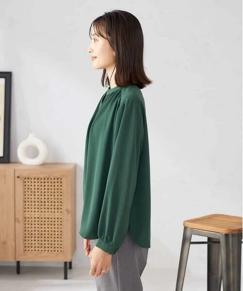 a.v.v / アー・ヴェ・ヴェ シャツ・ブラウス | 【洗える/セットアップ可】バンドカラーブラウス | 詳細18