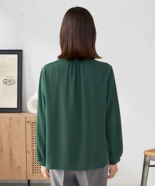 a.v.v / アー・ヴェ・ヴェ シャツ・ブラウス | 【洗える/セットアップ可】バンドカラーブラウス | 詳細19