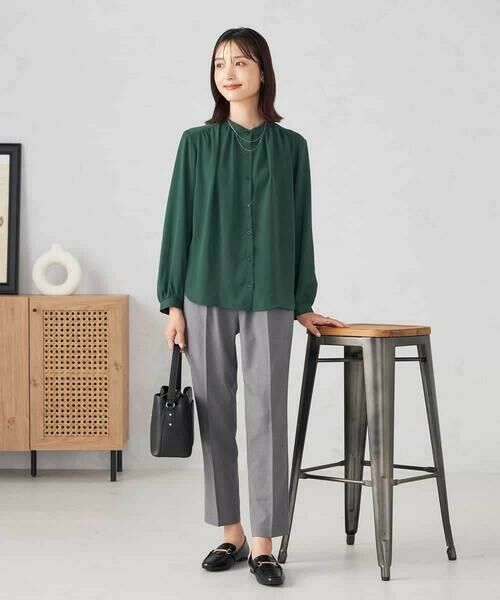 a.v.v / アー・ヴェ・ヴェ シャツ・ブラウス | 【洗える/セットアップ可】バンドカラーブラウス | 詳細29