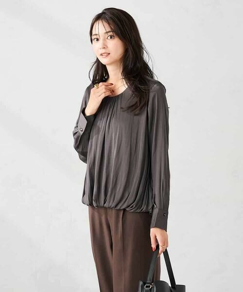 a.v.v / アー・ヴェ・ヴェ シャツ・ブラウス | サテンバルーンブラウス | 詳細10