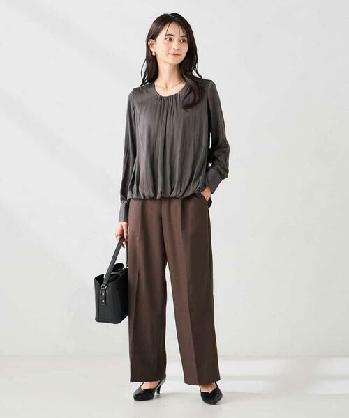 a.v.v / アー・ヴェ・ヴェ シャツ・ブラウス | サテンバルーンブラウス | 詳細13