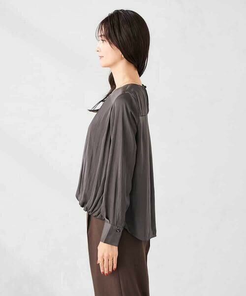 a.v.v / アー・ヴェ・ヴェ シャツ・ブラウス | サテンバルーンブラウス | 詳細16