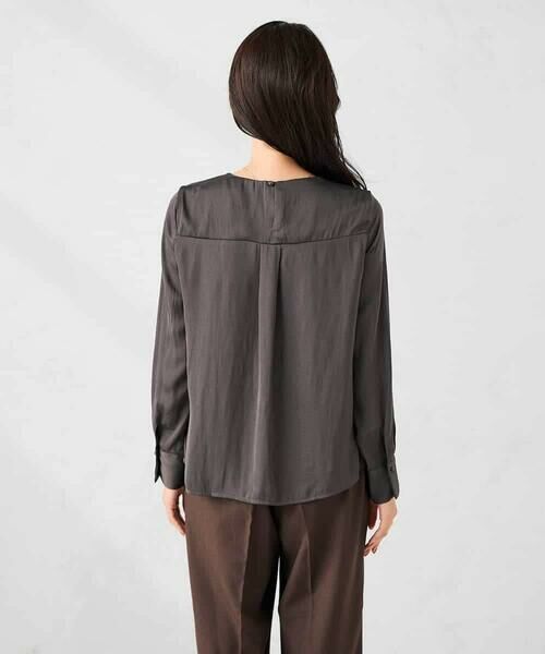 a.v.v / アー・ヴェ・ヴェ シャツ・ブラウス | サテンバルーンブラウス | 詳細17
