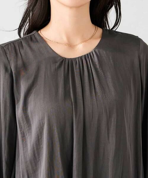 a.v.v / アー・ヴェ・ヴェ シャツ・ブラウス | サテンバルーンブラウス | 詳細18