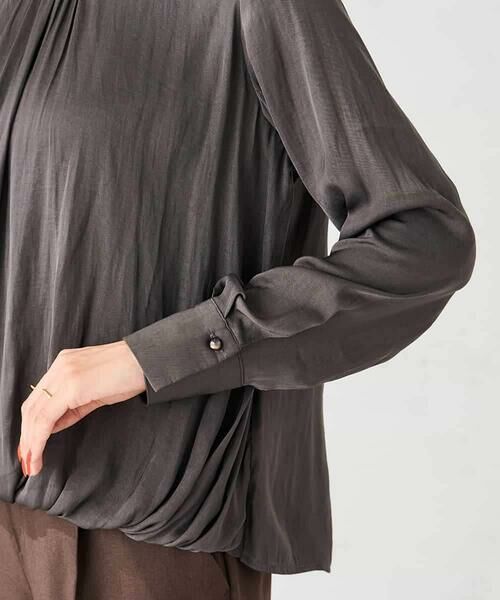 a.v.v / アー・ヴェ・ヴェ シャツ・ブラウス | サテンバルーンブラウス | 詳細19