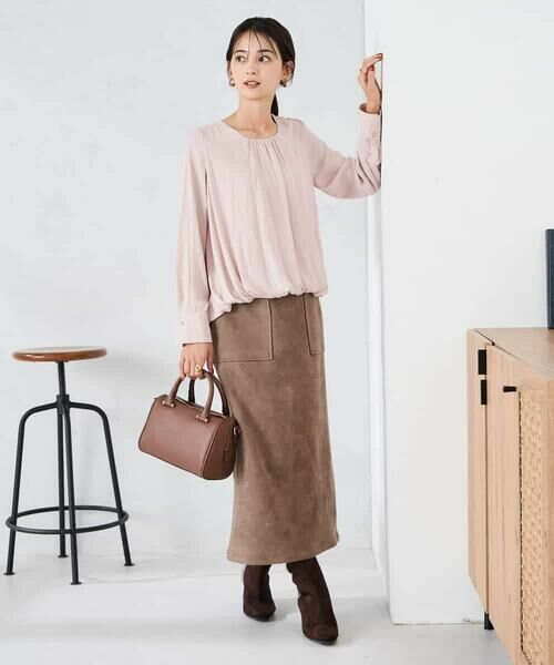 a.v.v / アー・ヴェ・ヴェ シャツ・ブラウス | サテンバルーンブラウス | 詳細3