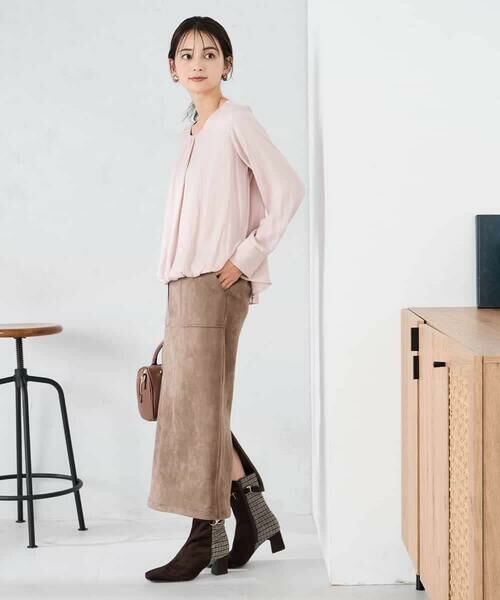 a.v.v / アー・ヴェ・ヴェ シャツ・ブラウス | サテンバルーンブラウス | 詳細6
