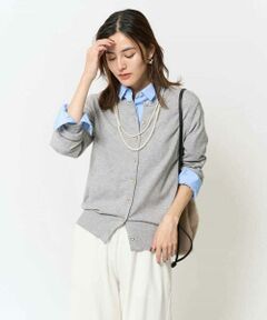 a.v.v / アー・ヴェ・ヴェ カーディガン・ボレロ | 【洗える】クルーネックニットカーディガン/アンサンブル対応