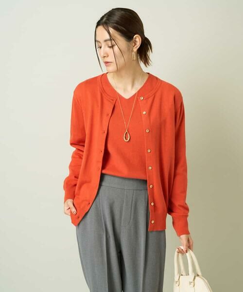 a.v.v / アー・ヴェ・ヴェ カーディガン・ボレロ | 【洗える】クルーネックニットカーディガン/アンサンブル対応 | 詳細1