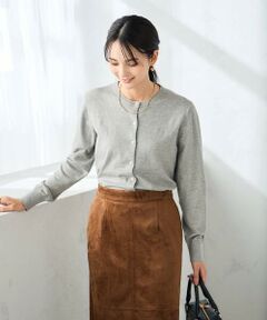 a.v.v / アー・ヴェ・ヴェ カーディガン・ボレロ | 【洗える】クルーネック美ラクるカーディガン