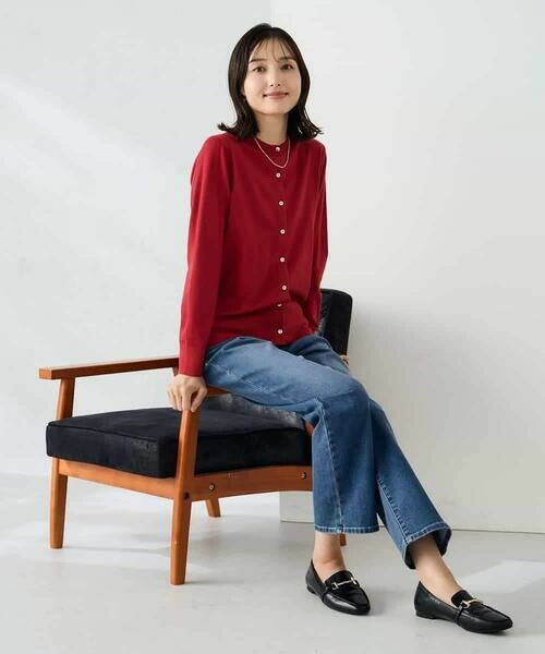 a.v.v / アー・ヴェ・ヴェ カーディガン・ボレロ | 【洗える】クルーネック美ラクるカーディガン | 詳細10