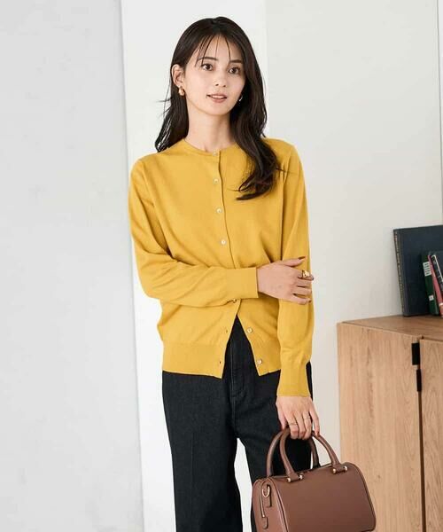 a.v.v / アー・ヴェ・ヴェ カーディガン・ボレロ | 【洗える】クルーネック美ラクるカーディガン | 詳細12