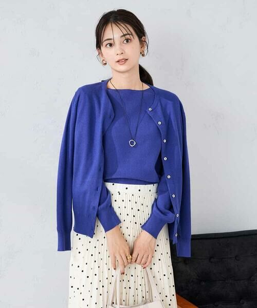 a.v.v / アー・ヴェ・ヴェ カーディガン・ボレロ | 【洗える】クルーネック美ラクるカーディガン | 詳細19